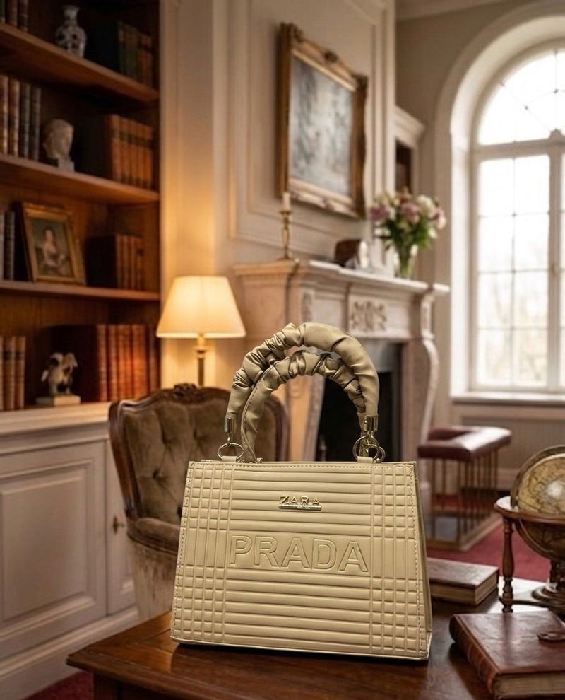 Luxury Women's Racine Textured Top Handle Handbag