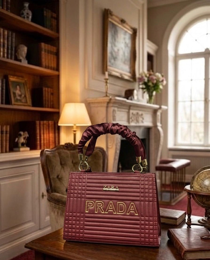 Luxury Women's Racine Textured Top Handle Handbag