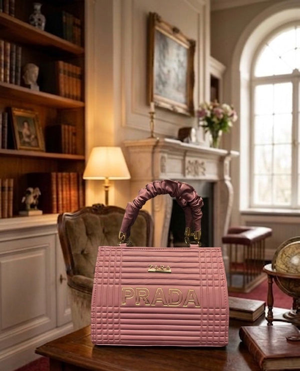 Luxury Women's Racine Textured Top Handle Handbag