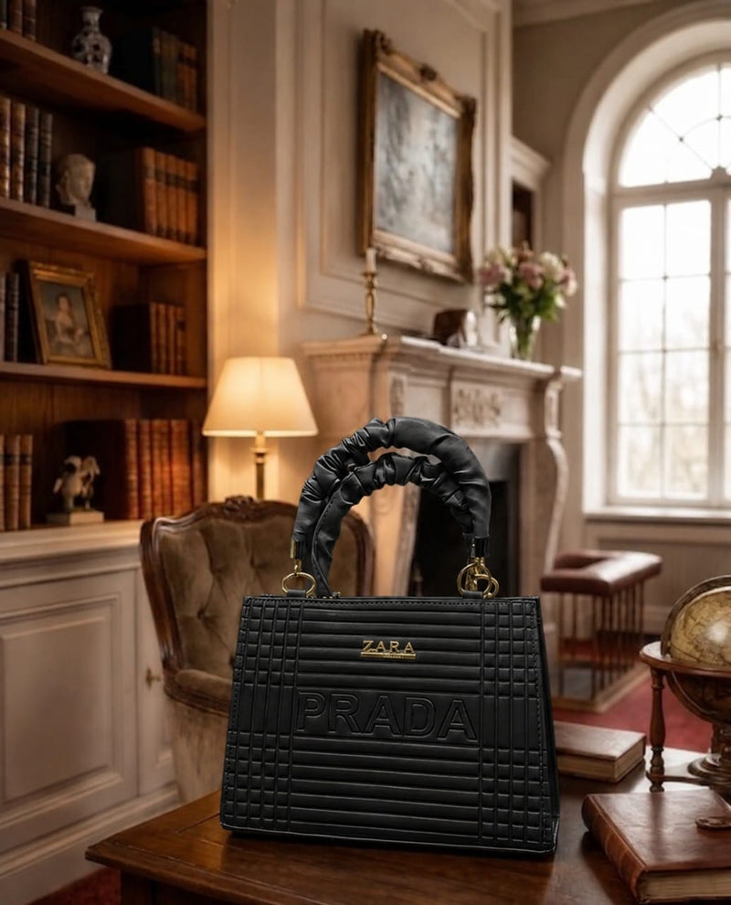 Luxury Women's Racine Textured Top Handle Handbag
